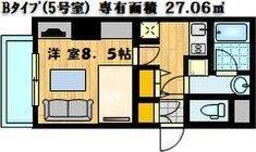 アスール江坂(1K/7階)の間取り写真