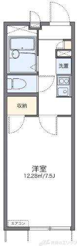 レオパレスプラスパ寿(1K/2階)の間取り写真