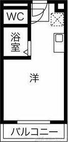 プレアール南春日丘(ワンルーム/3階)の間取り写真