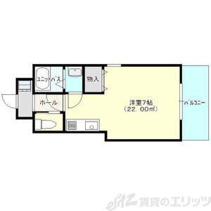 シェルマンド 淡路(ワンルーム/5階)の間取り写真