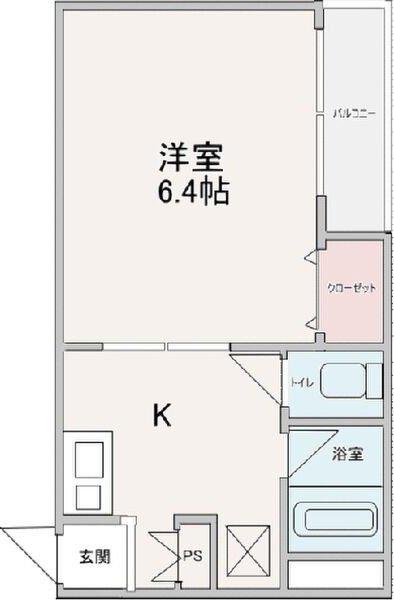 コート千里山西III(1K/3階)の間取り写真