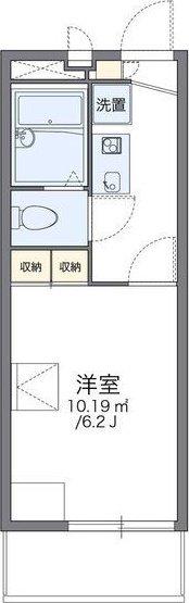 レオパレスI.S.千里丘(1K/1階)の間取り写真