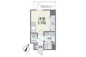 MODERNPALAZZO博多VICINO(ワンルーム/5階)の間取り写真