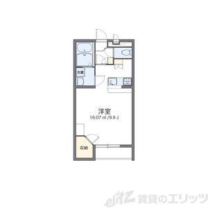 レオパレスエステート2(1K/1階)の間取り写真