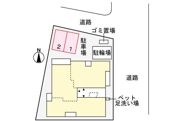 パル茨木(1LDK/3階)の間取り写真