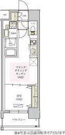 アーバネックス東梅田(1LDK/3階)の間取り写真
