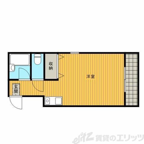 池上マンション(1K/1階)の間取り写真