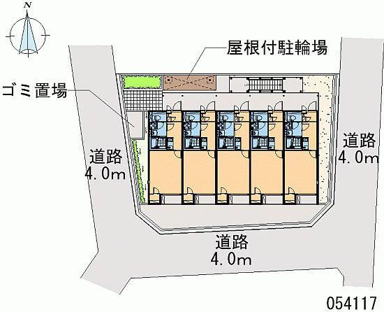 レオネクスト山手町(1K/1階)の間取り写真