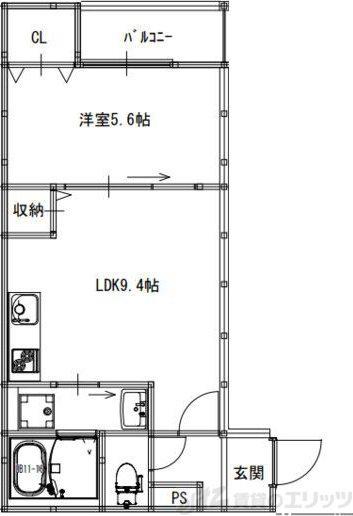 ACT正雀(1LDK/1階)の間取り写真