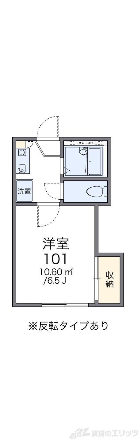 レオパレスアーバン泉(1K/1階)の間取り写真