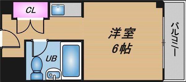 ビジネス新大阪(ワンルーム/3階)の間取り写真