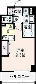 ラルーチェ北梅田(ワンルーム/7階)の間取り写真