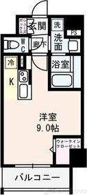 ラルーチェ北梅田(ワンルーム/7階)の間取り写真