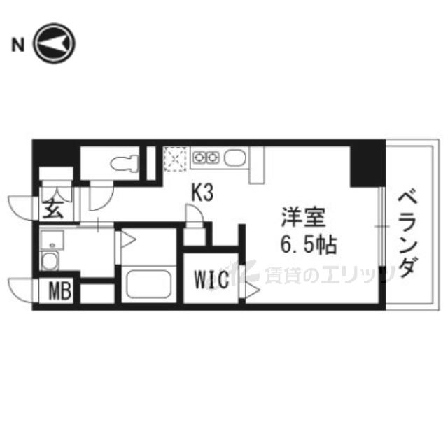 グランベージュ大手町(ワンルーム/2階)の間取り写真