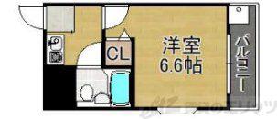 プレスト下新庄(1K/3階)の間取り写真
