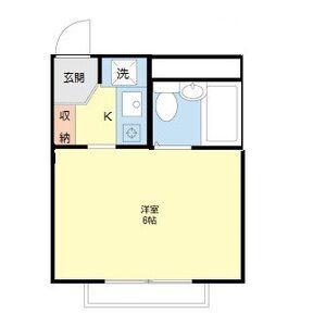 タックハウス(1K/3階)の間取り写真
