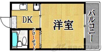 新大阪東ビル(ワンルーム/5階)の間取り写真