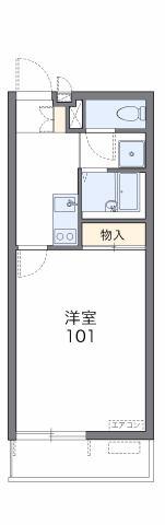 レオネクストCARPEDIEM(1K/1階)の間取り写真