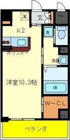 グランベージュ大手町(ワンルーム/2階)の間取り写真