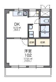 レオパレス康徳ハイツ(11DK/2階)の間取り写真