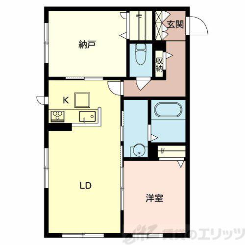 シャーメゾン太成(1SLDK/1階)の間取り写真
