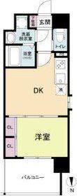 プライマル南森町(1DK/7階)の間取り写真