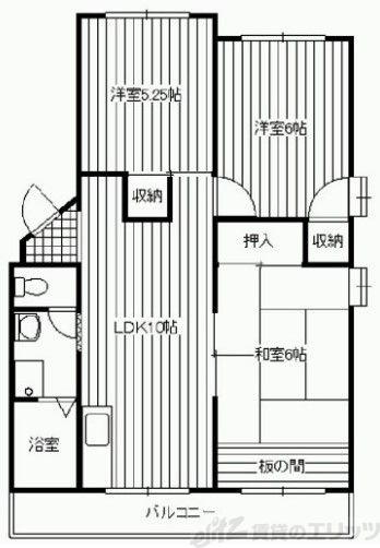 ドリームオアシス(3LDK/2階)の間取り写真