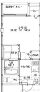 REVE COURT(1K/1階)の間取り写真