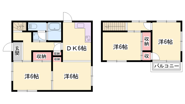 山陽電気鉄道本線 大塩駅 徒歩14分 2階建 築53年