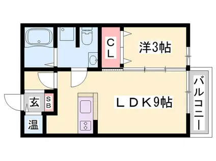石がけ五番館(1LDK/2階)の間取り写真