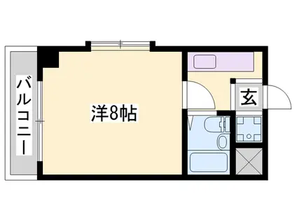 さくらコーポアビックス(1K/2階)の間取り写真