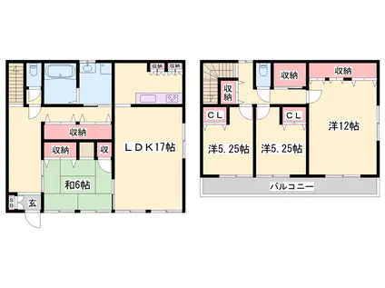山陽本線 はりま勝原駅 徒歩7分 2階建 築28年(4SLDK)の間取り写真