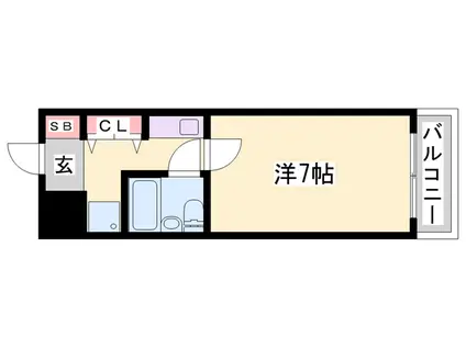さくらコーポアビックス(1K/1階)の間取り写真