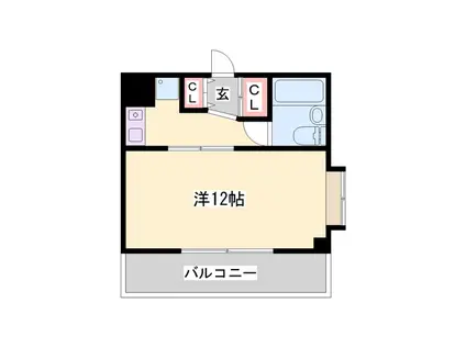 さくらコーポアビックス(1K/2階)の間取り写真