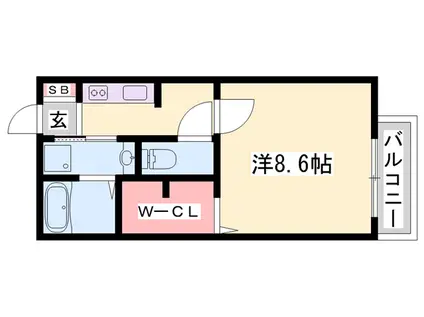 マ・メゾンⅠ(1K/2階)の間取り写真