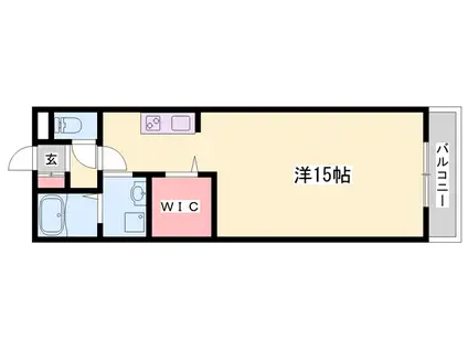 メゾンドフィールド(ワンルーム/2階)の間取り写真