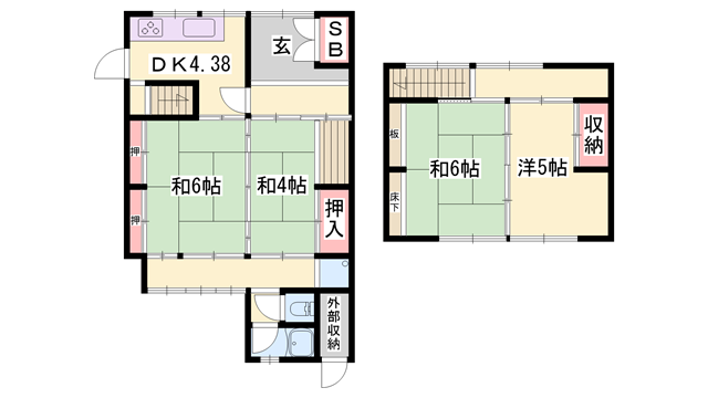 山陽電気鉄道本線 山陽姫路駅 徒歩21分 2階建 築75年