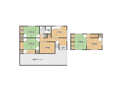 山陽本線 網干駅 徒歩23分 2階建 築47年(5DK)の間取り写真
