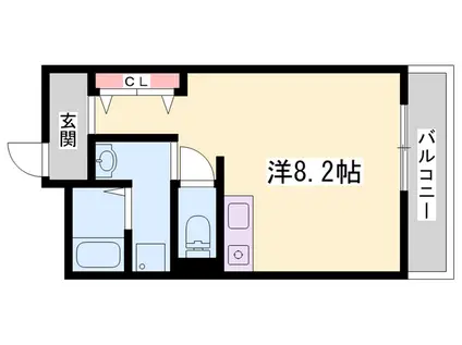 大濵ビル(ワンルーム/3階)の間取り写真