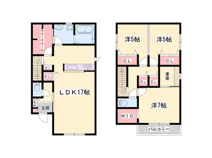 山陽電気鉄道網干線 山陽網干駅 徒歩10分 2階建 築3年(1SLDK)の間取り写真