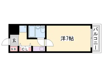 さくらコーポアビックス(1K/3階)の間取り写真