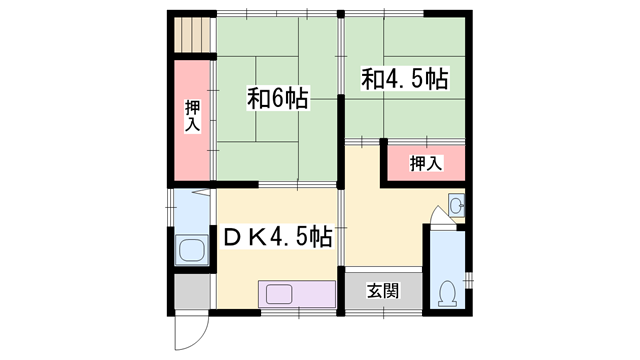 山陽電気鉄道網干線 平松駅 徒歩4分 1階建 築58年