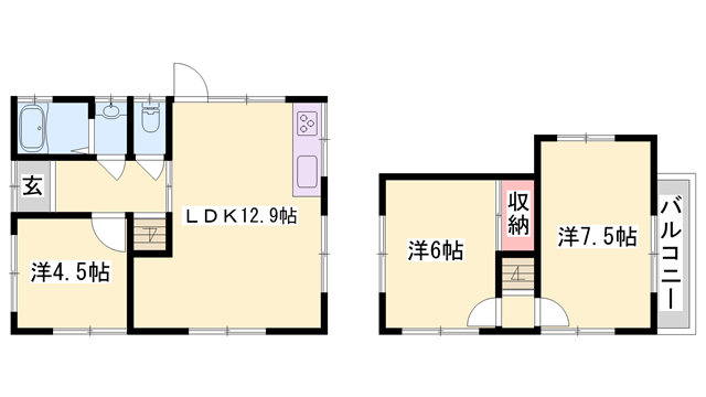 山陽電気鉄道本線 伊保駅 徒歩17分 2階建 築51年