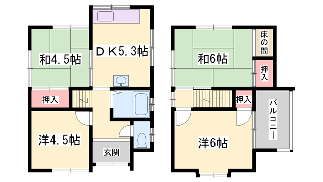 山陽電気鉄道本線 別府駅(兵庫) 徒歩20分 2階建 築39年