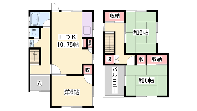 山陽電気鉄道本線 尾上の松駅 徒歩8分 2階建 築54年