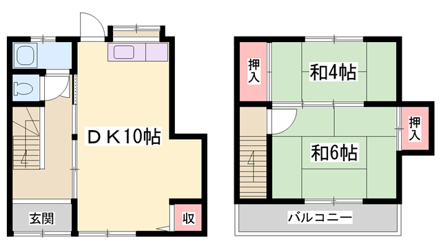 小谷アパート西棟 北から2