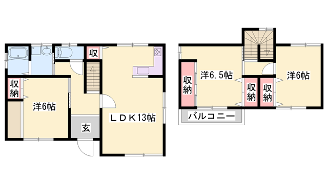山陽電気鉄道本線 飾磨駅 徒歩7分 2階建 築39年