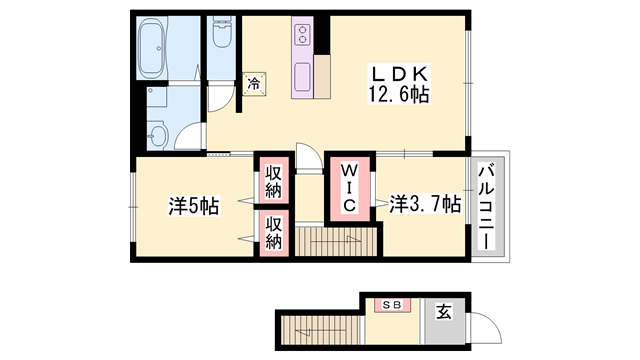 姫路市白鳥台3丁目アパート