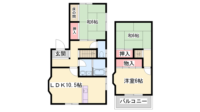 山陽電気鉄道本線 尾上の松駅 徒歩4分 2階建 築38年