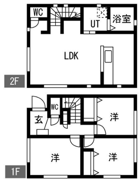 山陽本線 東姫路駅 徒歩28分 2階建 築1年(3LDK)の間取り写真